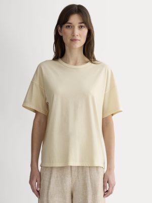 The Boyfriend Tee in Essential Cotton | Parchment