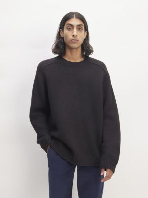 The Cloud Crewneck Sweater | Black