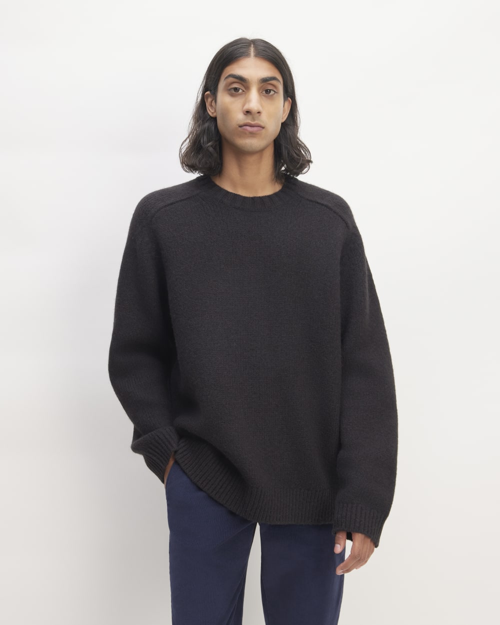 The Cloud Crewneck Sweater | Black