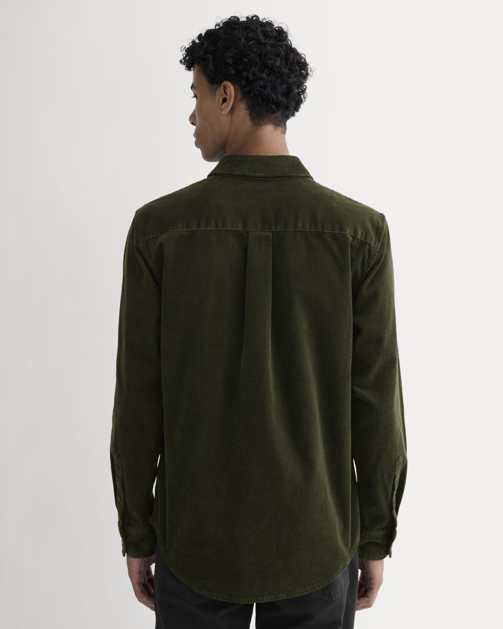 The Classic Shirt in Corduroy | Dark Forest - Image 3