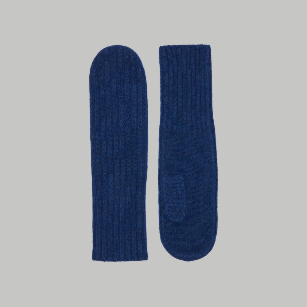 The Cashmere Mittens | Bright Navy