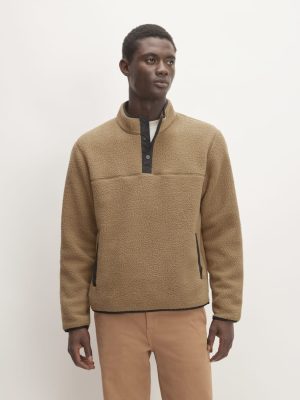 The ReNew Fleece Pullover | Tiger's Eye