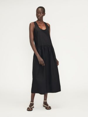 The Poplin Summer Dress | Black