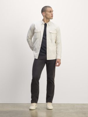 The Organic Cotton Straight-Leg Jean | Washed Black