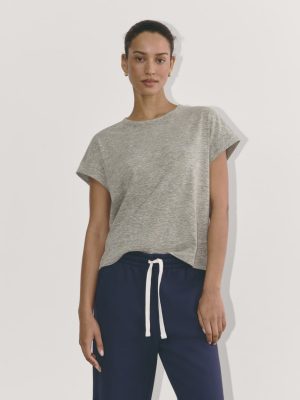 The Perform Tee | Heathered Grey / Olive