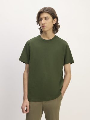 The Premium-Weight Crew | Uniform | Deep Moss Green