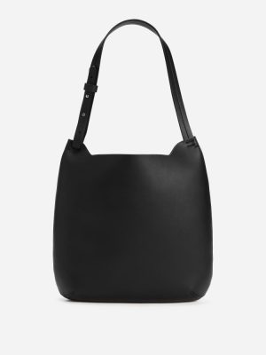 The Cactus Leather Hobo | Black