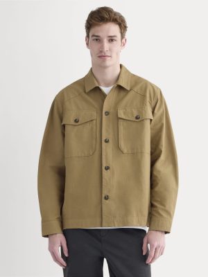 Utility Shirt Jacket | Aged Brass