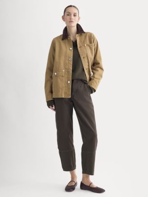 The Utility Barrel Pant | Dark Chocolate | Regular