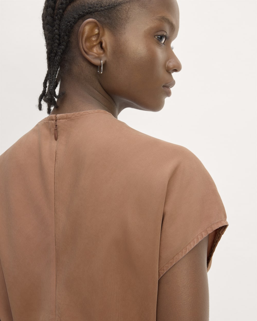 The Drape Top in Butterlite | Carob Brown - Image 5
