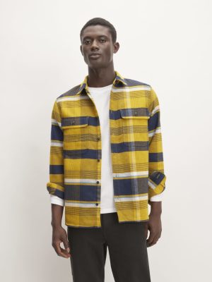 The Heavyweight Overshirt | Uniform | Honey / Heritage Blue / Navy / Bone