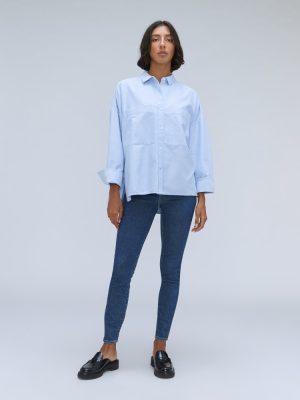 The Way-High® Skinny Jean | Mid Blue | 28 3/4 Inseam