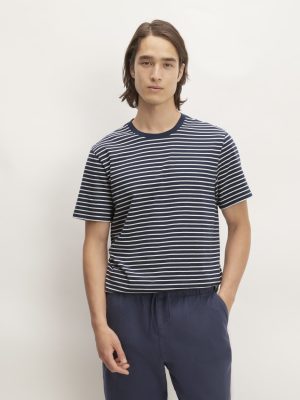 The Essential Organic Crew | Navy / Bone