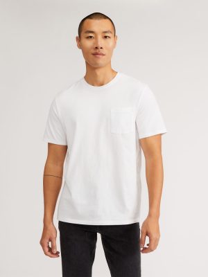 The Premium-Weight Pocket Tee | Uniform | White