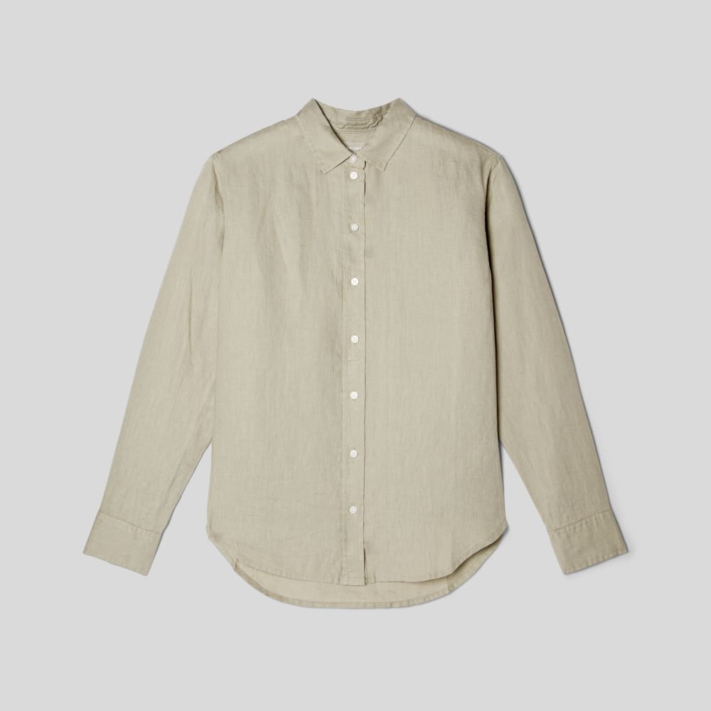 The Must-Have Shirt in Linen | Seagrass - Image 2