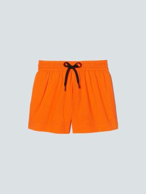 The Seersucker Boxer Short | Bright Orange