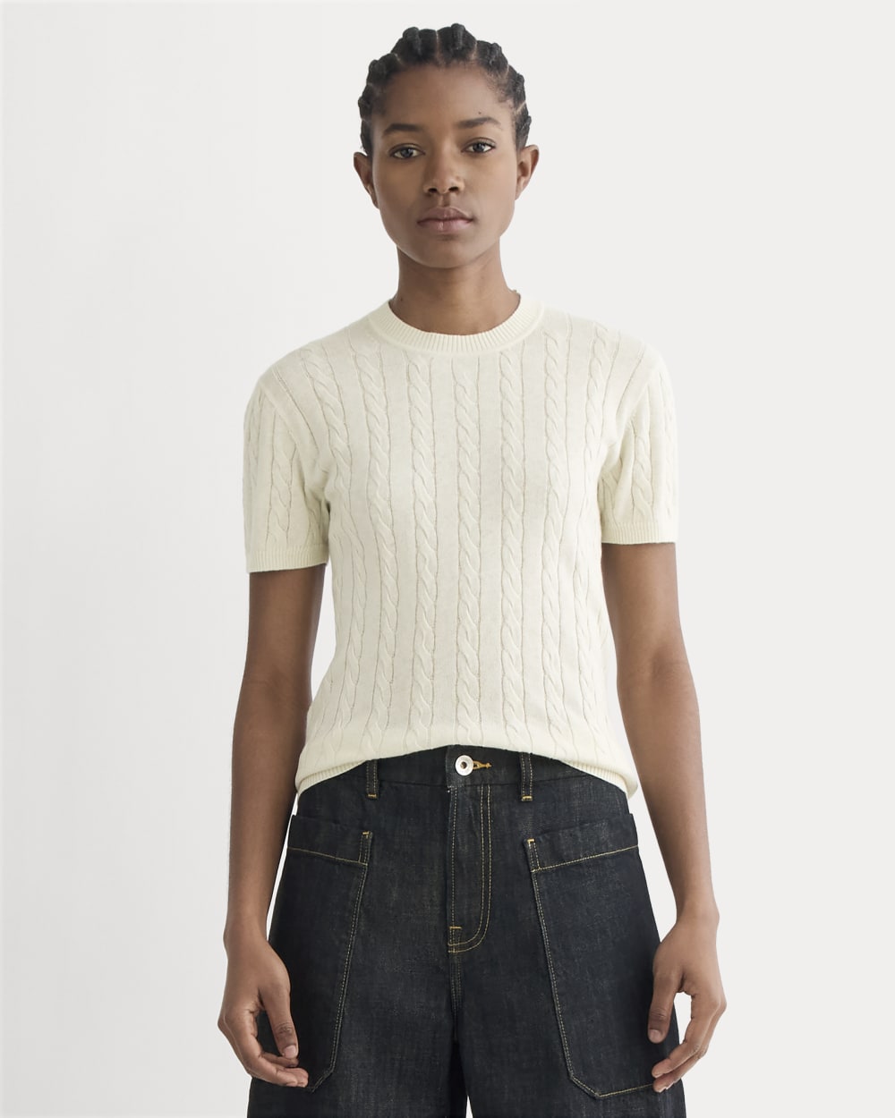 The Cable Crew in Cotton Cashmere | Birch