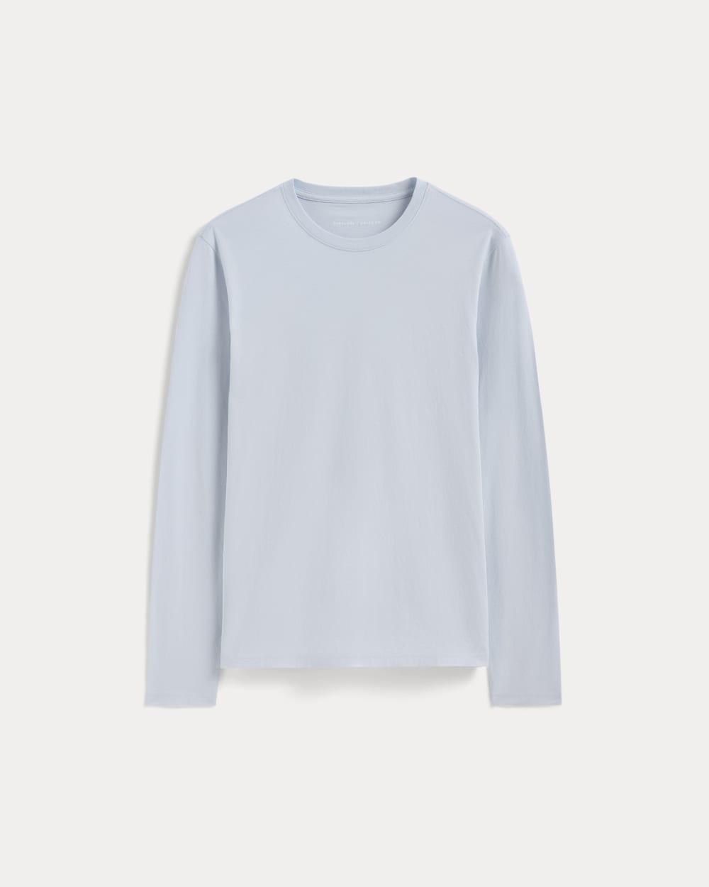 The Essential Organic Long-Sleeve Tee | Air Blue - Image 2