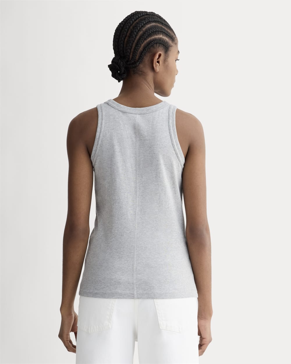 The Tank in Essential Cotton | Heathered Grey - Image 4