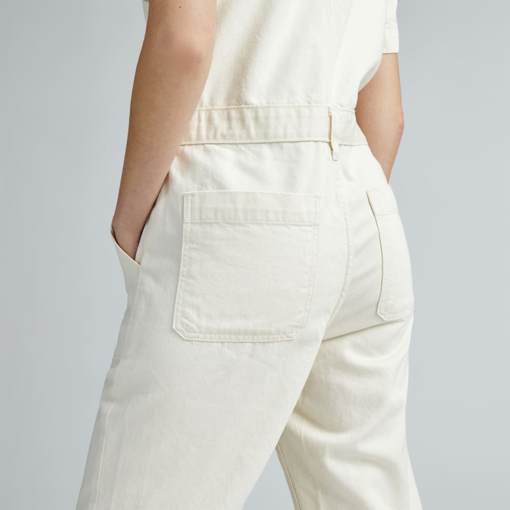 The Supersoft Jean Coverall | Seeded Ecru - Image 5
