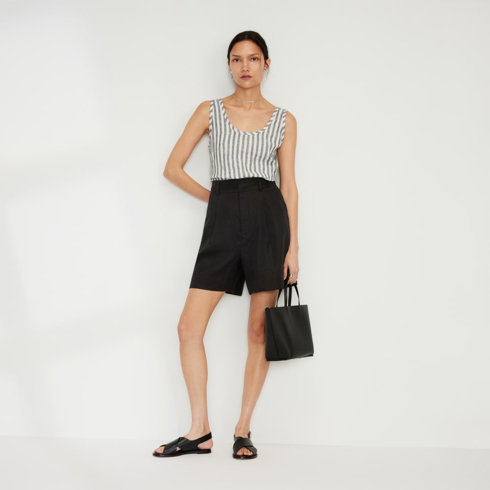 The Linen Way-High® Drape Short | Black - Image 3
