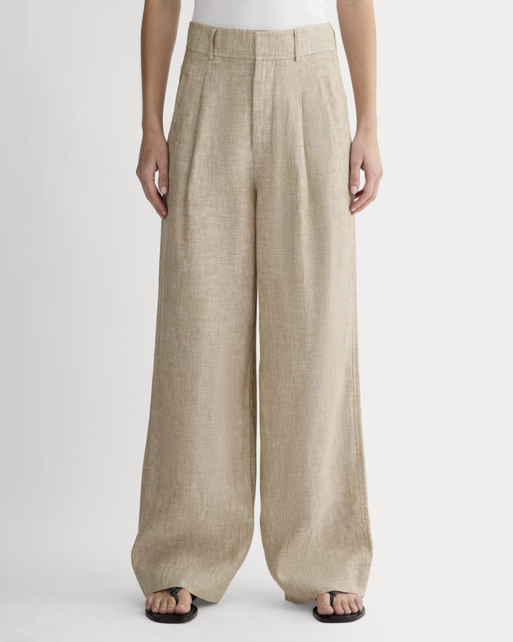 The Linen Way-High® Drape Pant | Cornstalk Chambray - Image 3