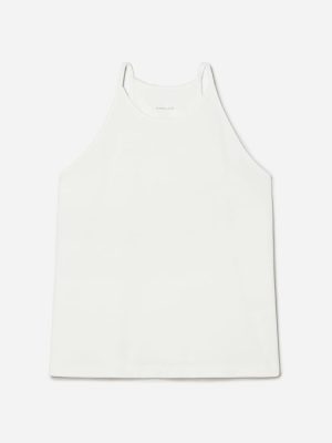 The Hemp Cutaway Tank | White