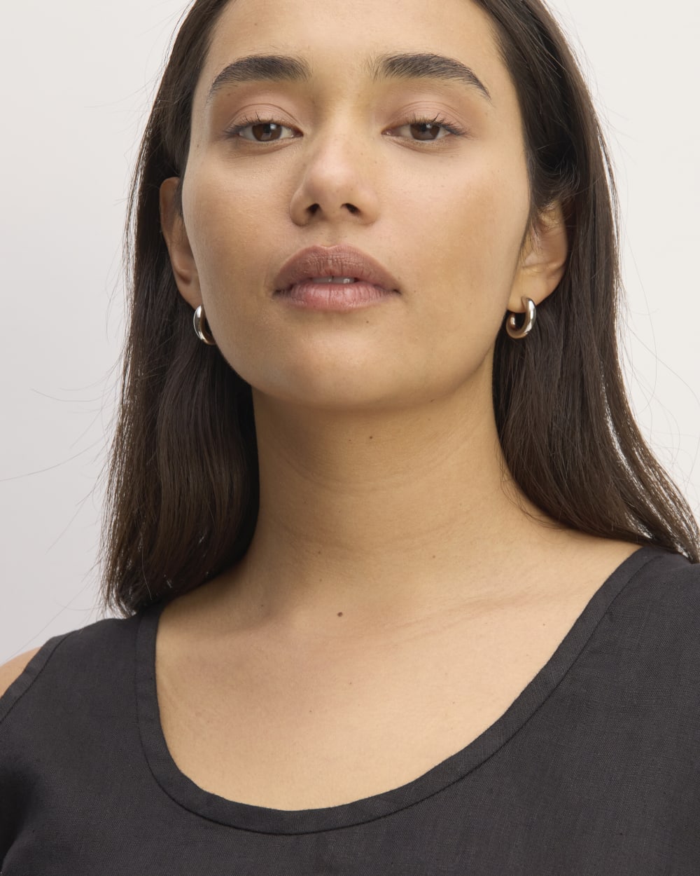 The Scoop Tank in Linen | Black - Image 4