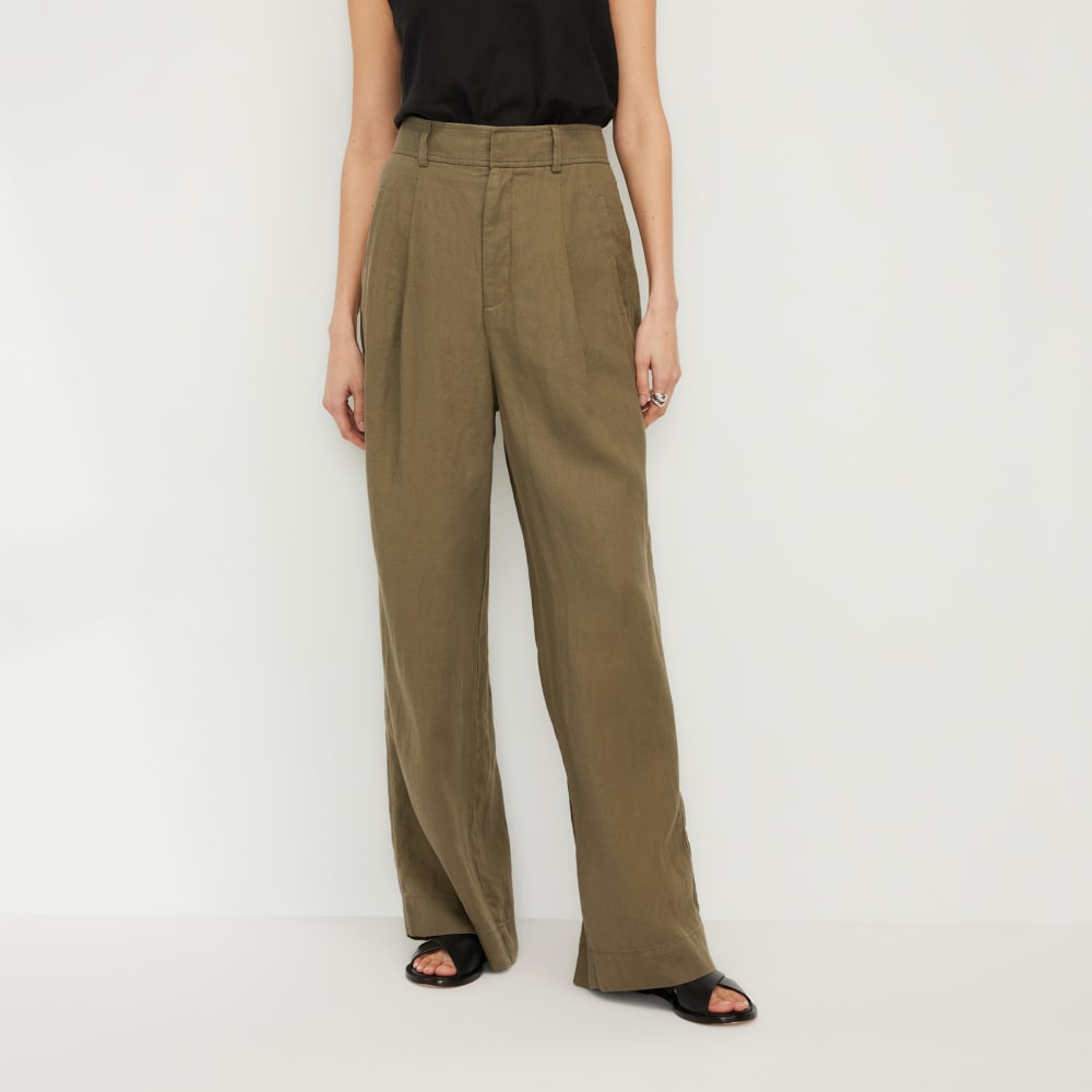 The Linen Way-High® Drape Pant | Kalamata