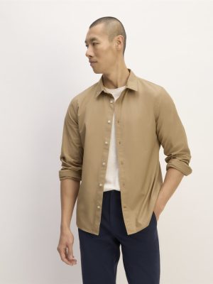 The Supima? Poplin Shirt | Tiger's Eye