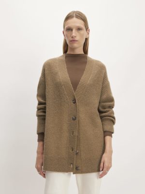 The Alpaca Oversized Cardigan | Tiger's Eye