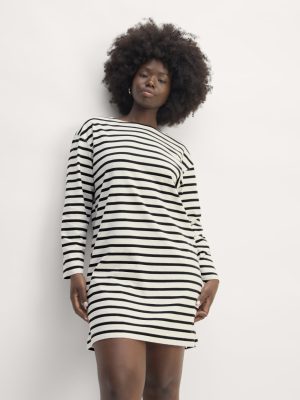 The Mariner Dress | Bone / Black