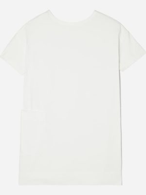 The Oversized Mariner Dress | White