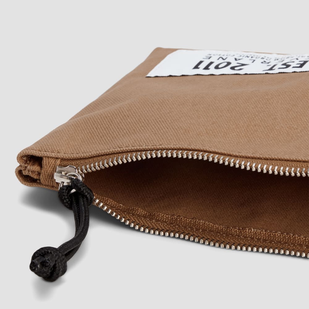 The Organic Canvas Pouch | Cappuccino - Image 2