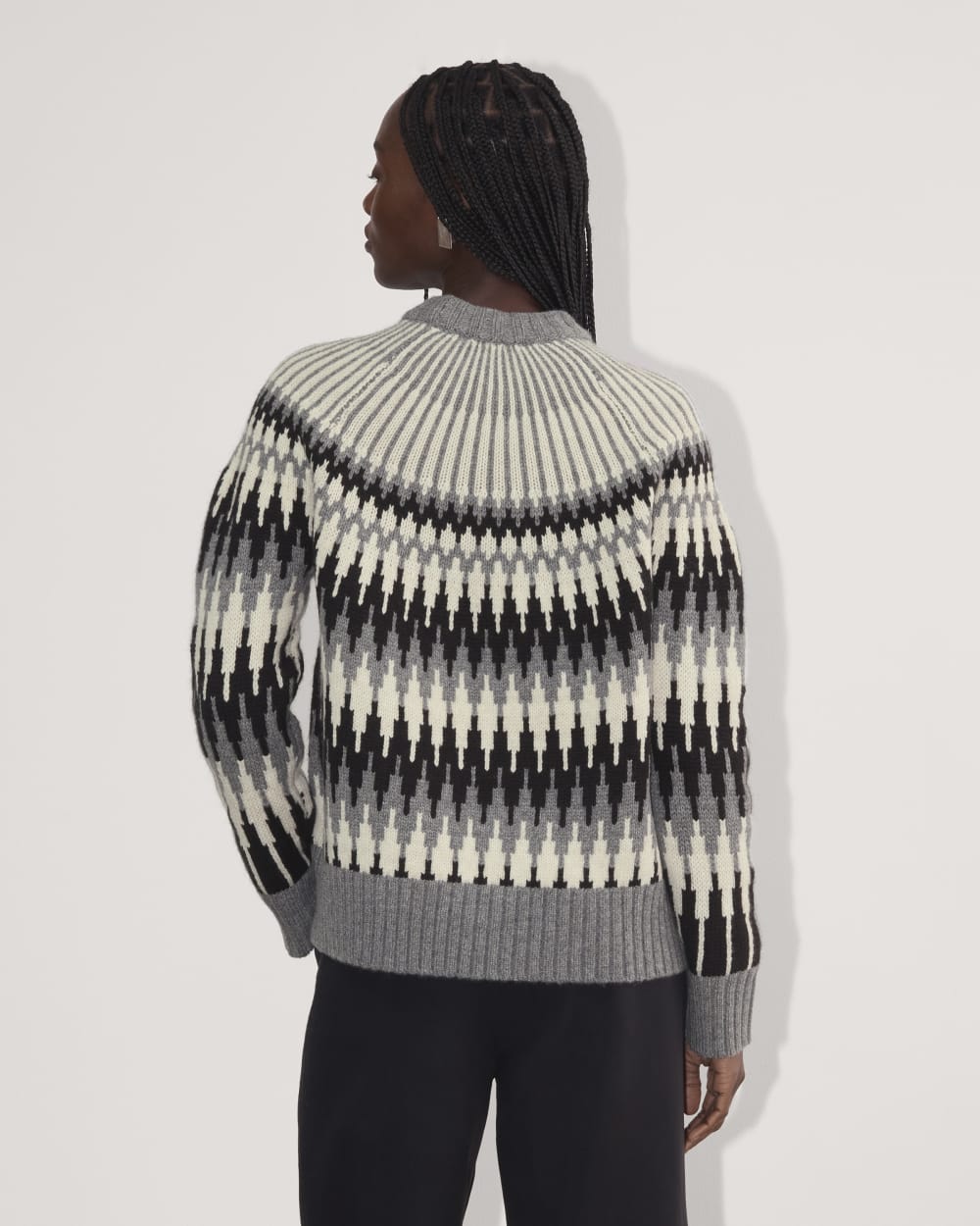 The Fair Isle Crew | Grey / Black Fair Isle - Image 5