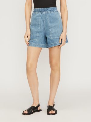 The Denim Utility Short | Shallow Water