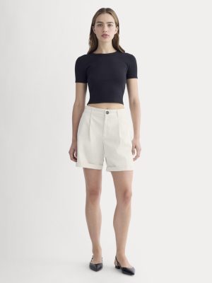 The Pleated Chino Short | Birch