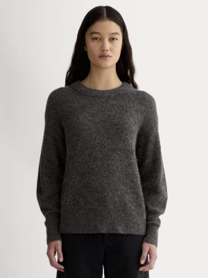The Cocoon Crew in Alpaca | Dark Charcoal