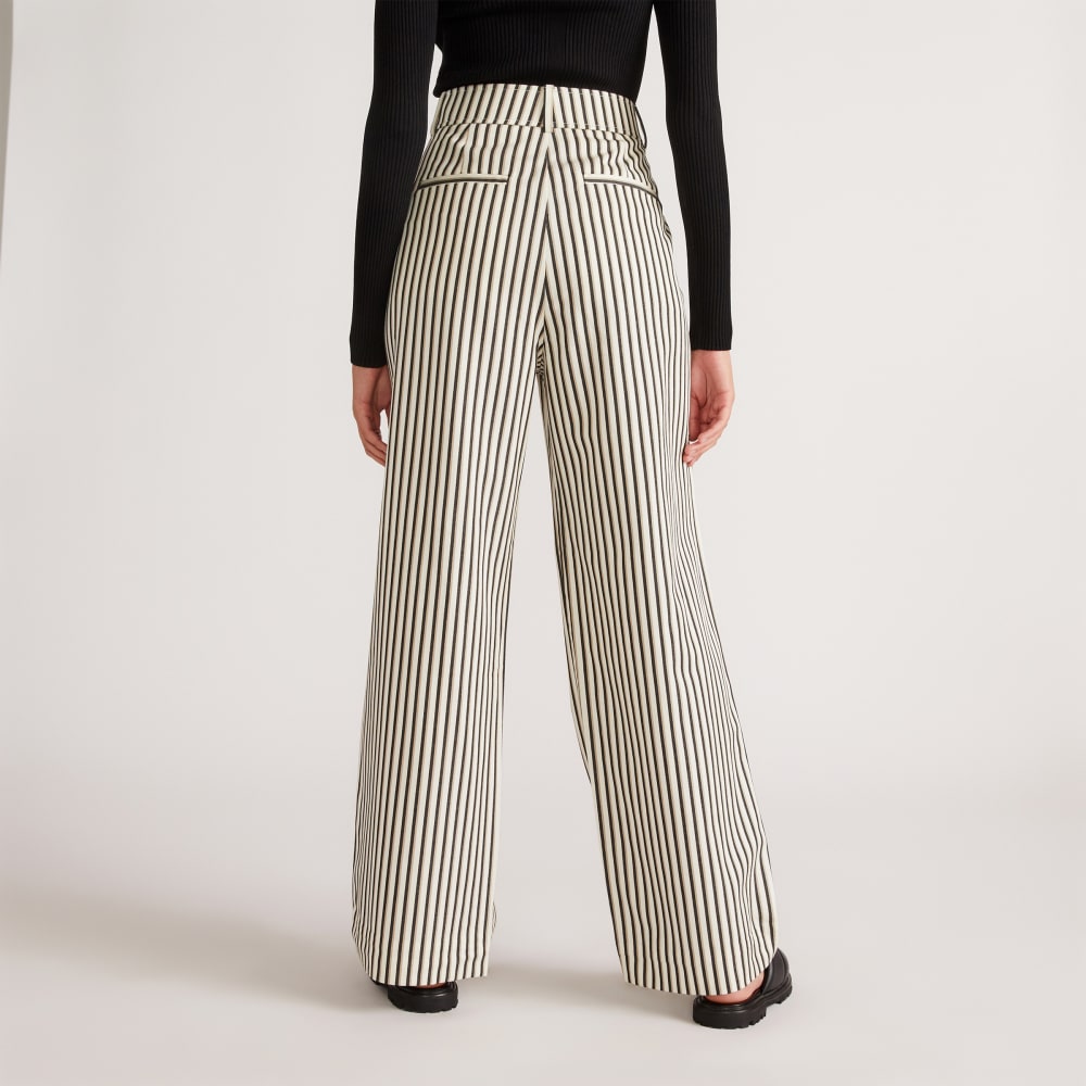 The Draper Pleated Pant in Buttersmooth | Ombre Stripe | 32 Inseam - Image 6