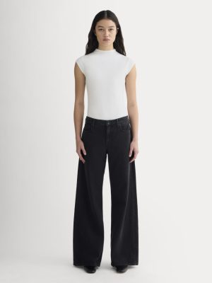 The Form Funnel-Neck Bodysuit | White