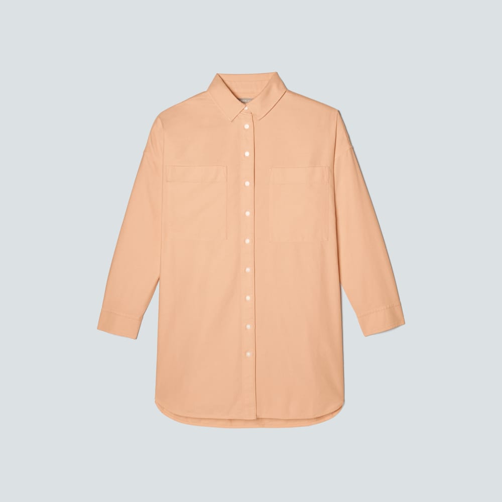 The Way Long Oxford Shirt | Apricot - Image 2