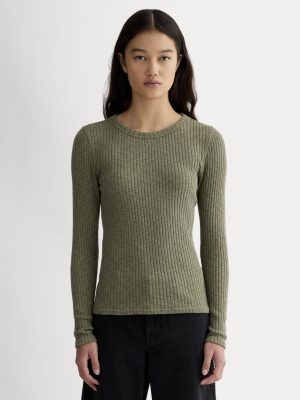 The Cozy Rib Long-Sleeve Tee | Kalamata