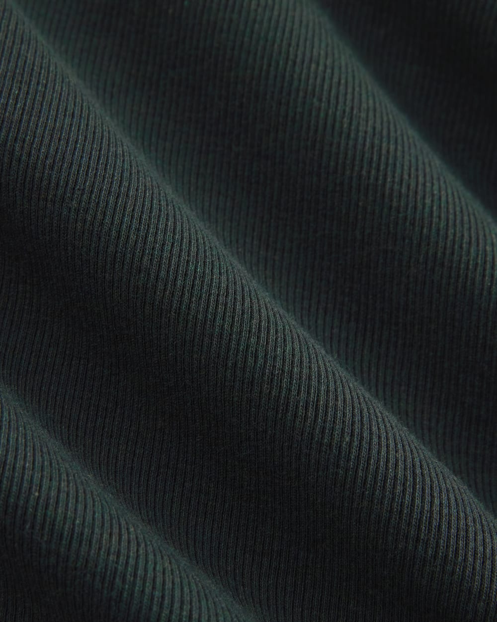 The Luxe Rib Long-Sleeve Crew | Heathered Dark Sea - Image 6