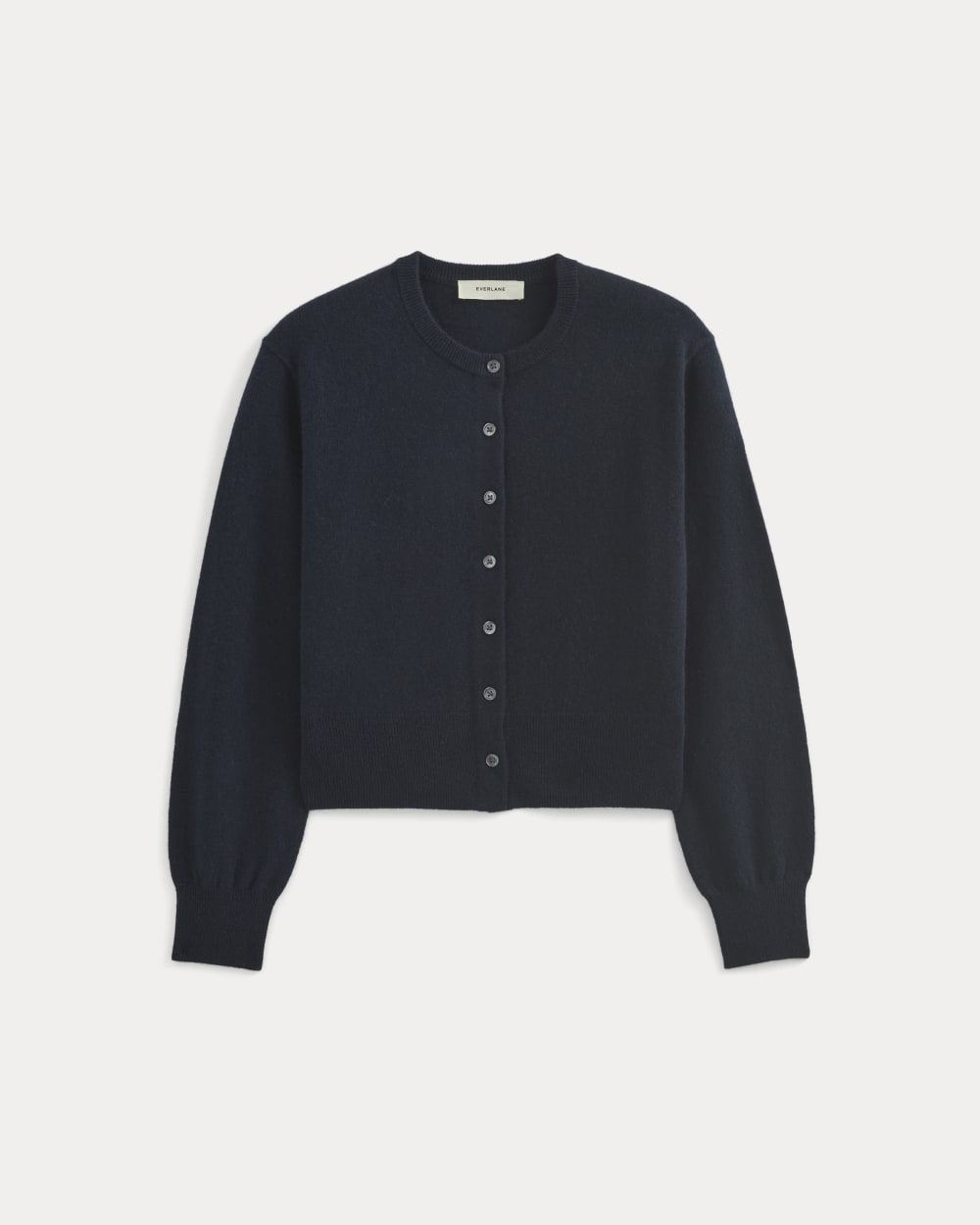 Cashmere Cropped Cardigan | Navy - Image 2