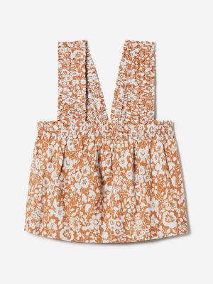 The Smocked Linen Cami | Honey Floral