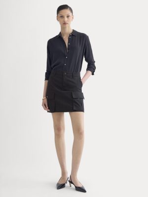 The Cargo Mini Skirt | Black