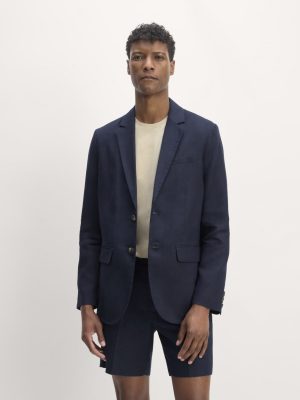 The Linen Blazer | Navy