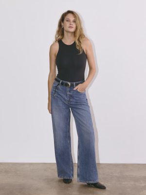 The Cutaway Tank Bodysuit | Black | Bikini