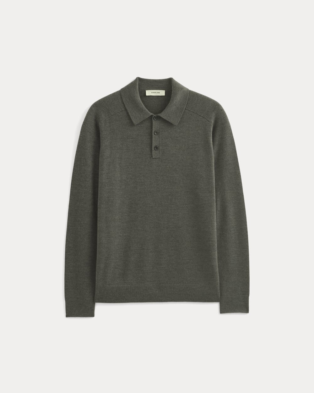 Ultrasoft Polo Sweater | Heather Mid Charcoal