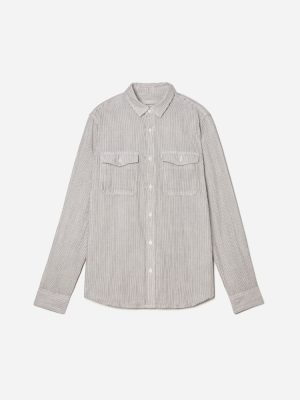 The Long-Sleeve Summer Shirt | Black / White